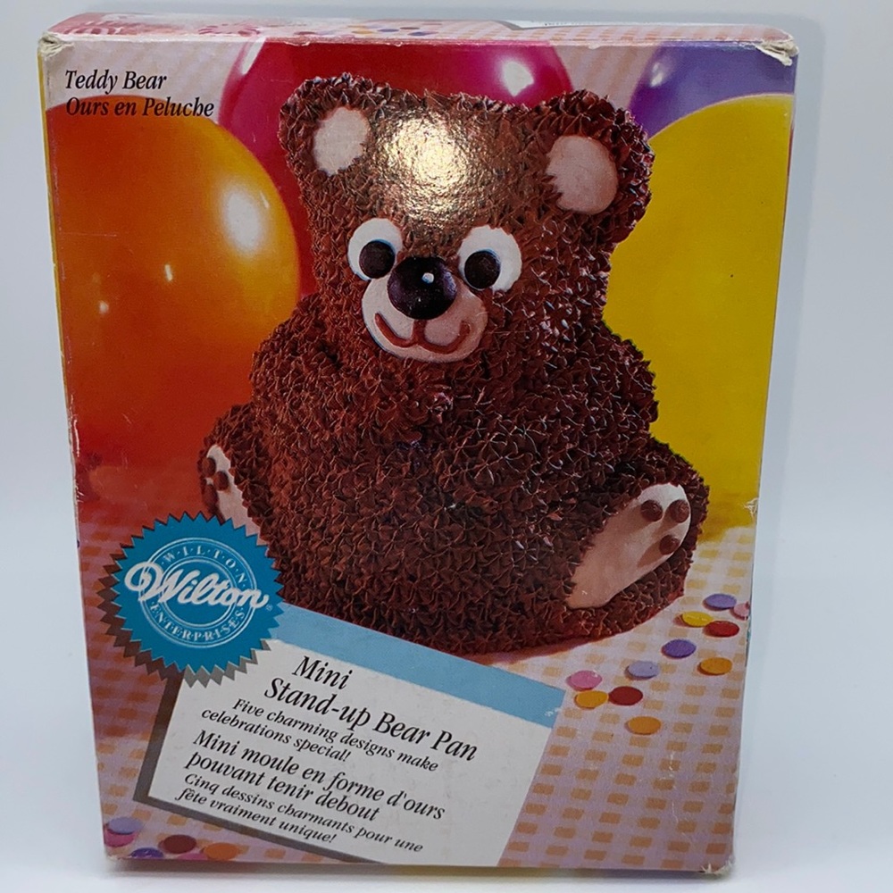 Wilton Mini Stand Up Bear Pan Birthday Cake Baking 2105-489